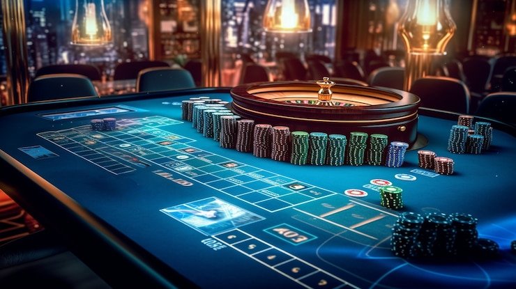 Betting interface showing stake selection and live dealer feed